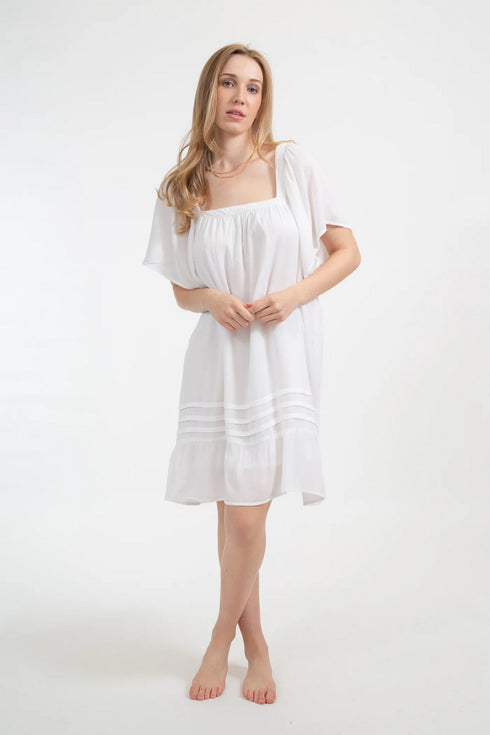 Koy Resort Miami Sqr Nk S/S Tier Dress