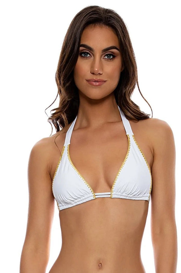 Luli Fama Luli Chic Triangle Halter Top