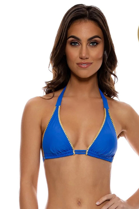 Luli Fama Luli Chic Triangle Halter Top