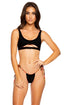Luli Fama Flame Of Love Open Front Bralette