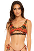 Luli Fama Flame Of Love Open Front Bralette
