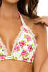 Luli Fama Blooming Beauty TRIANGLE HALTER TOP