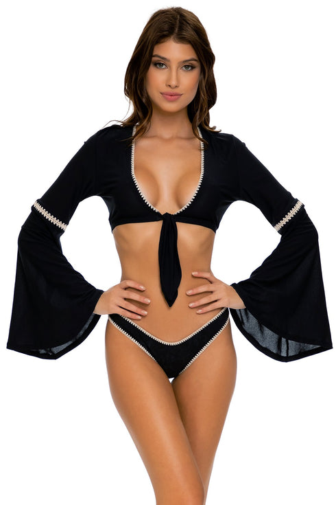 Luli Fama Midnight Dreaming CUBA LIBRE CROP TOP