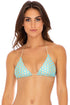 Luli Fama Dotted Delight Triangle top