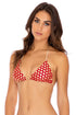 Luli Fama Dotted Delight Triangle top