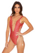 Luli Fama Dotted Delight Open side one piece bodysuit