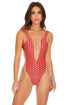 Luli Fama Dotted Delight Open side one piece bodysuit