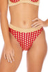 Luli Fama Dotted Delight High leg banded waist bottom