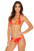 Luli Fama Fire Dancer Triangle Halter Top