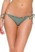 Luli Fama Cosita Buena WAVY RUCHED BRAZILIAN TIE SIDE BOTTOM