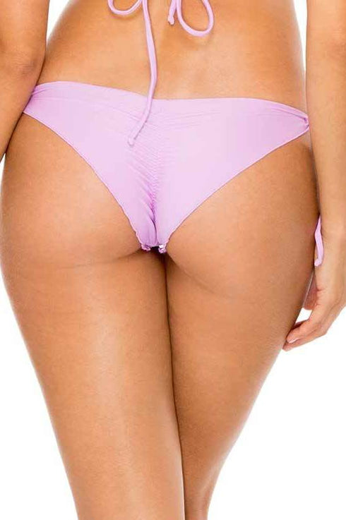 Luli Fama Cosita Buena WAVY RUCHED BRAZILIAN TIE SIDE BOTTOM