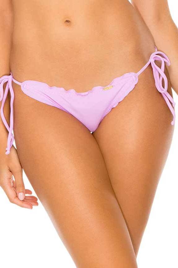 Luli Fama Cosita Buena WAVY RUCHED BRAZILIAN TIE SIDE BOTTOM