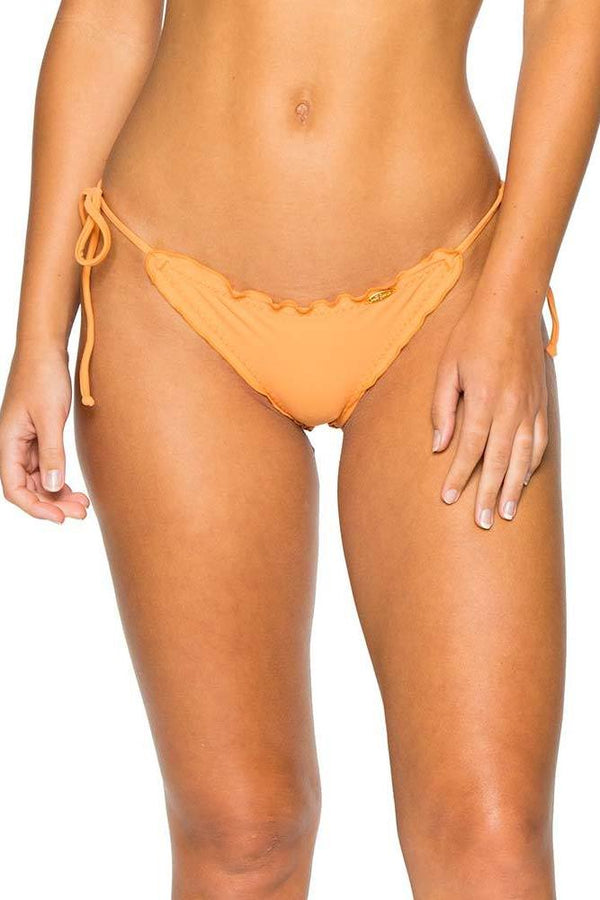 Luli Fama Cosita Buena WAVY RUCHED BRAZILIAN TIE SIDE BOTTOM