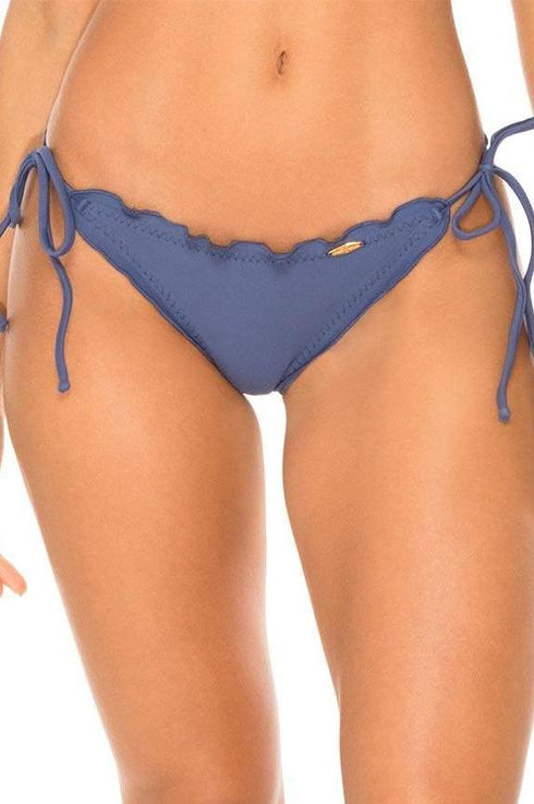 Luli Fama Cosita Buena WAVY RUCHED BRAZILIAN TIE SIDE BOTTOM