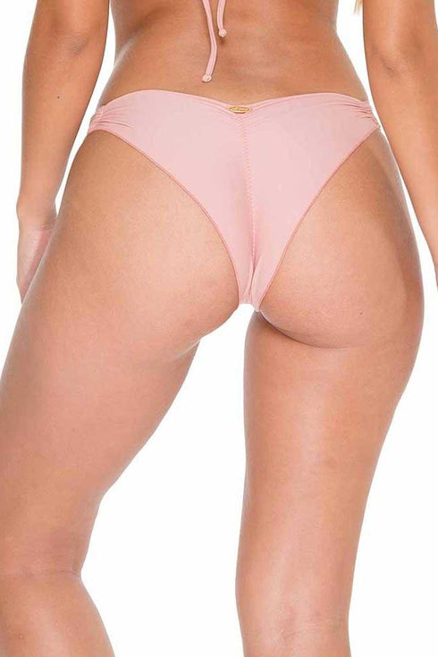 Luli Fama Cosita Buena STRAPPY BRAZILIAN RUCHED BACK BOTTOM