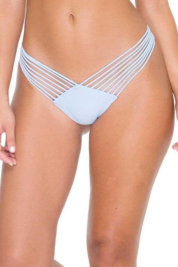 Luli Fama Cosita Buena STRAPPY BRAZILIAN RUCHED BACK BOTTOM