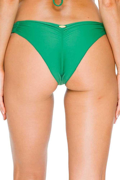 Luli Fama Cosita Buena STRAPPY BRAZILIAN RUCHED BACK BOTTOM