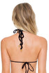 Luli Fama Cosita Buena Zig Zag Knotted Cut Out Triangle Top