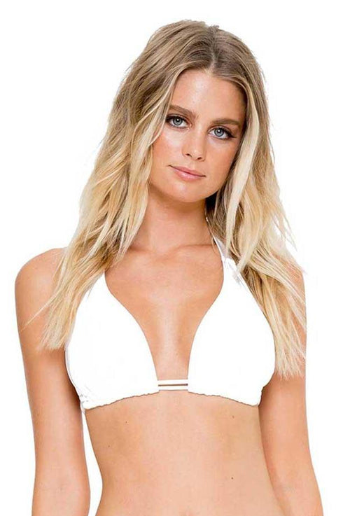 Luli Fama Cosita Buena TRIANGLE HALTER TOP