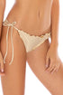 Luli Fama Cosita Buena WAVY RUCHED BRAZILIAN TIE SIDE BOTTOM