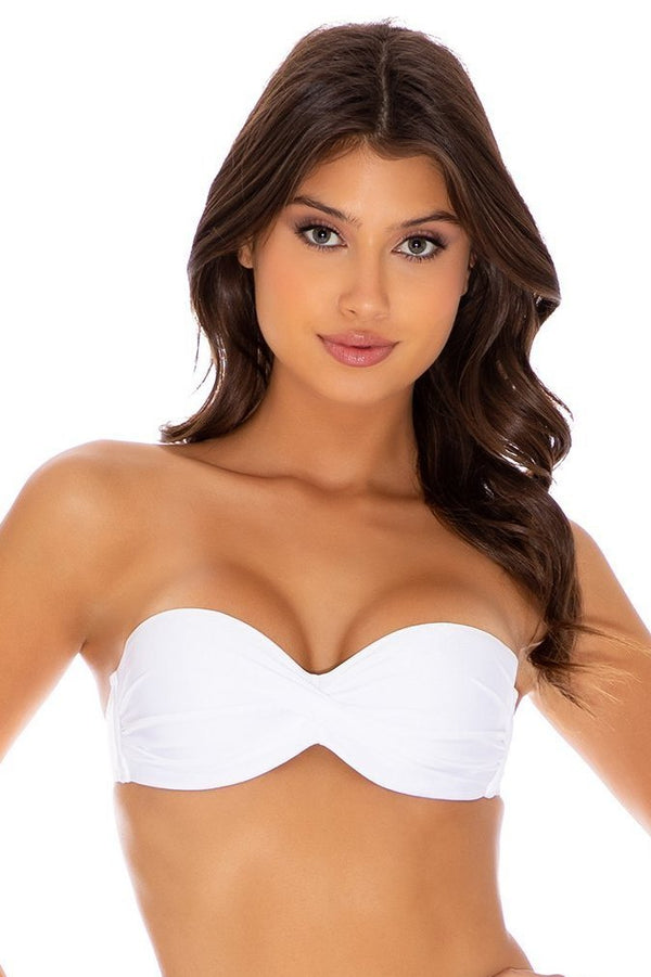 Luli Fama Cosita Buena UNDERWIRE PUSH UP BANDEAU TOP