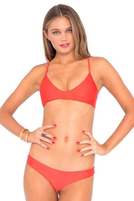 Luli Fama Cosita Buena Criss-Cross Back Bra Top