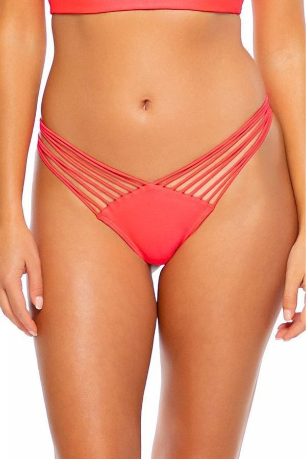 Luli Fama Cosita Buena Strappy Brazilian Ruched Back