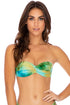 Luli Fama Off Duty Mermaid Underwire Push-Up Bandeau Top