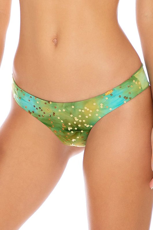 Luli Fama Off Duty Mermaid Seamless Wavey Ruched Back Bottom