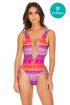 Luli Fama Jeweled One Piece Bodysuit