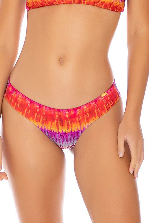 Luli Fama Jeweled Seamless Wavey Ruched Back Bottom