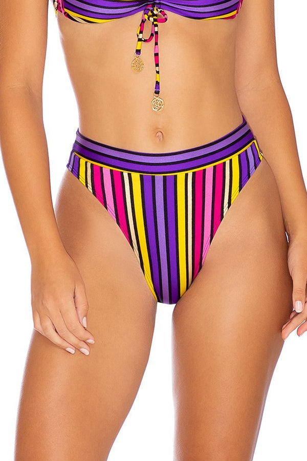 Luli Fama Party Animal High Leg Banded Waist Bottom
