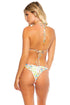 Luli Fama Secret Garden Wavey Ruched Back Tie Side Bottom