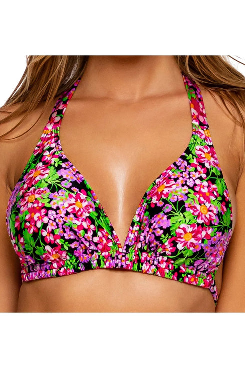 Luli Fama Sexy Señorita Triangle Halter Top