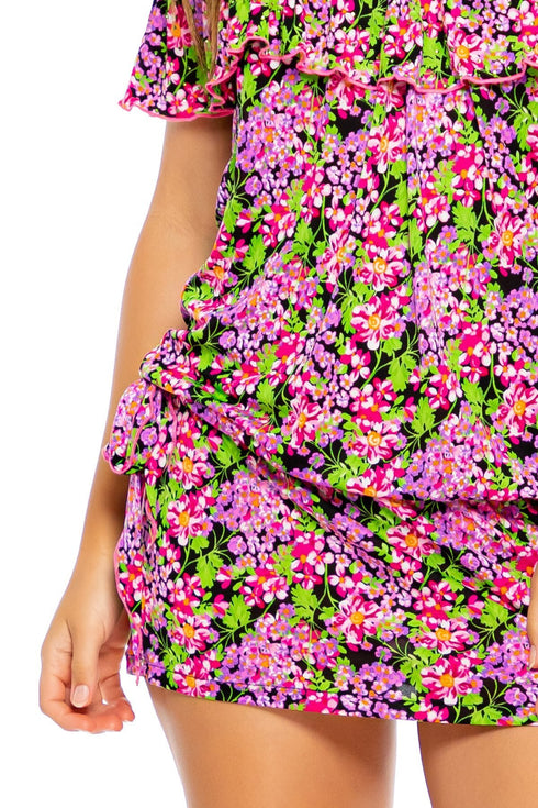 Luli Fama Sexy Señorita Ruffle Dress