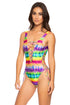 Luli Fama Afterglow Open Side One Piece Bodysuit