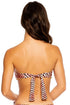Luli Fama Glam Lovin Wavy Tie Front Bandeau