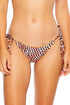Luli Fama Glam Lovin Wavy Ruched Back Full Tie Side Bottom