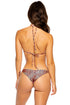 Luli Fama Glam Lovin Wavy Ruched Back Tie Side Bottom