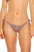 Luli Fama Glam Lovin Wavy Ruched Back Tie Side Bottom