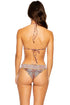 Luli Fama Glam Lovin Pucker Band Ruched Minimal Coverage Bottom