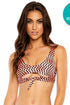 Luli Fama Glam Lovin Tie Front Tank Top