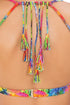 Luli Fama Mundo De Colores Tassel Back Bra Top