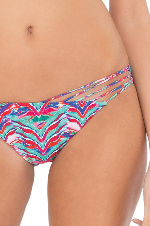 Luli Fama Besos De Sal Strappy Front Side Moderate Bottom