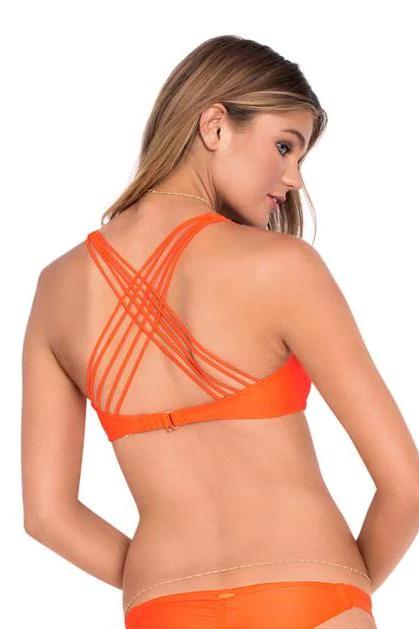 Luli Fama Verano De Rumba Nulti Cross Strap Bra Top