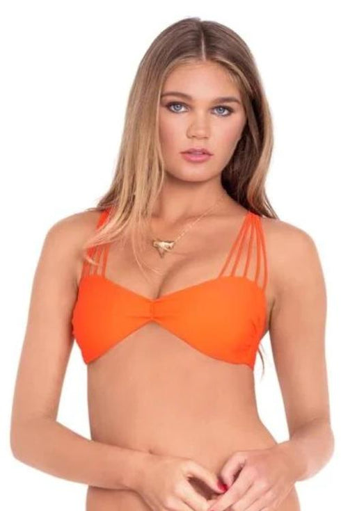 Luli Fama Verano De Rumba Nulti Cross Strap Bra Top