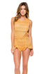 Luli Fama Obsession Scalloped Romper