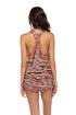 Luli Fama Cha-cha-cha T-back Mini Dress
