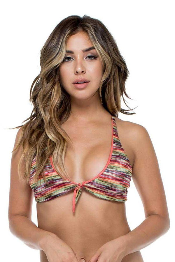 Luli Fama Cha-cha-cha Rosita T-back Halter Top