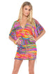 Luli Fama Dreamin CABANA V-NECK DRESS